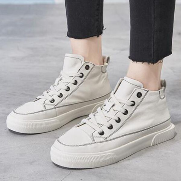 real leather white shoe women fashion brand sneakers high lady chaussure breathable autumn female casual ladies shoe sy308, Black
real leather white shoe women fashion brand sneakers high lady chaussure breathable autumn female casual ladies shoe sy308, Black