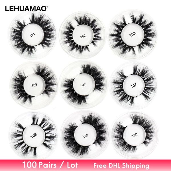 false eyelashes dhl 100pairs 3d mink lashes handmade dramatic cruelty reusable soft cross wholsale
false eyelashes dhl 100pairs 3d mink lashes handmade dramatic cruelty reusable soft cross wholsale