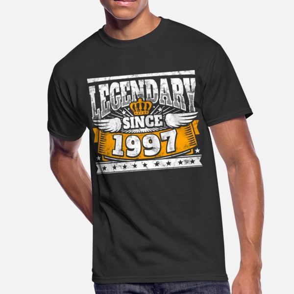 legend birthday: legendary since 1997 birth year t shirt men designer tee shirt round neck clothing fitness fashion summer unique shirt
legend birthday: legendary since 1997 birth year t shirt men designer tee shirt round neck clothing fitness fashion summer unique shirt
