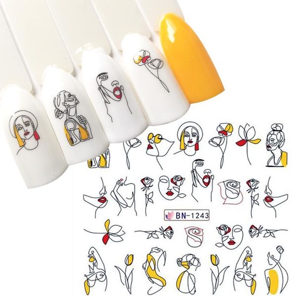 stickers & decals 1 sheets letter design abstract image water transfer wraps girl nail slider for nails art decorations manicure 2021, Black
stickers & decals 1 sheets letter design abstract image water transfer wraps girl nail slider for nails art decorations manicure 2021, Black