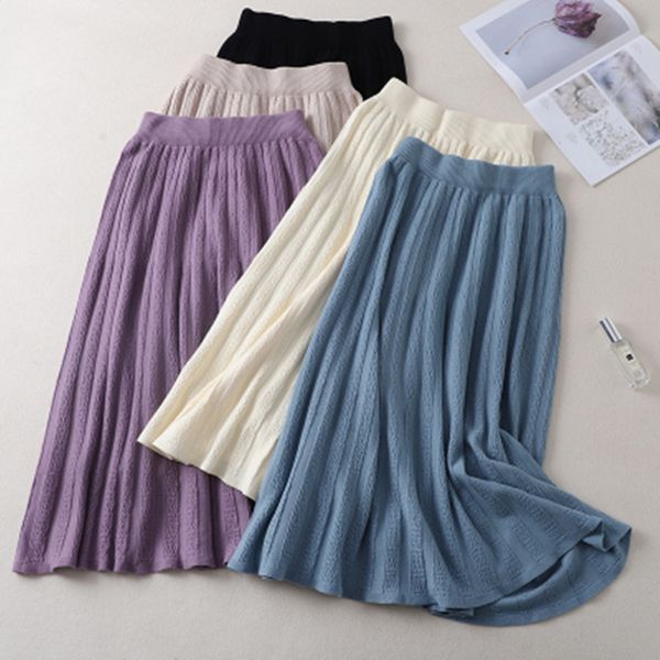 skirts 2021 winter women knit long skirt elastic high waist warm office lady elegant a-line maxi female bottoms, Black
skirts 2021 winter women knit long skirt elastic high waist warm office lady elegant a-line maxi female bottoms, Black
