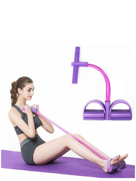 resistance bands 4 tubes latex pedal expander tensile rope gym yoga workout waist training elastic band for fitness equipment
resistance bands 4 tubes latex pedal expander tensile rope gym yoga workout waist training elastic band for fitness equipment