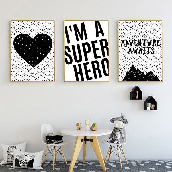nordic black white tent heart wall art canvas painting motivational quote print poster kid room decorative picture home decor
nordic black white tent heart wall art canvas painting motivational quote print poster kid room decorative picture home decor