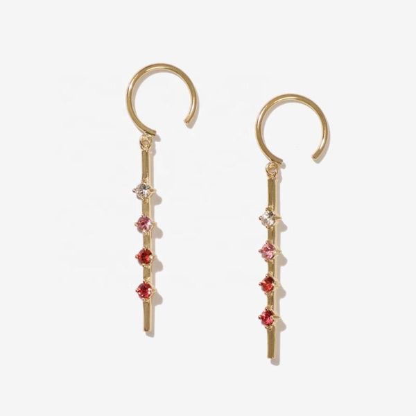 hoop & huggie lozrunve original 925 sterling silver open drop bar strawberry earring, Golden;silver
hoop & huggie lozrunve original 925 sterling silver open drop bar strawberry earring, Golden;silver