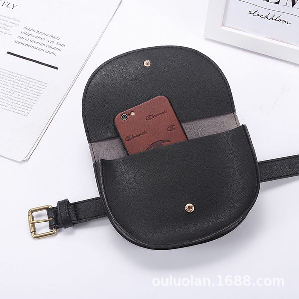 women's belt european and american mini semicircle saddle buns and mother bag multifunctional waistband belt, Black;brown
women's belt european and american mini semicircle saddle buns and mother bag multifunctional waistband belt, Black;brown