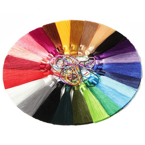 10pcs/lot 8cm polyester silk tassel brush charms pendant for diy jewelry making accessories handmade crafts material supplies
10pcs/lot 8cm polyester silk tassel brush charms pendant for diy jewelry making accessories handmade crafts material supplies