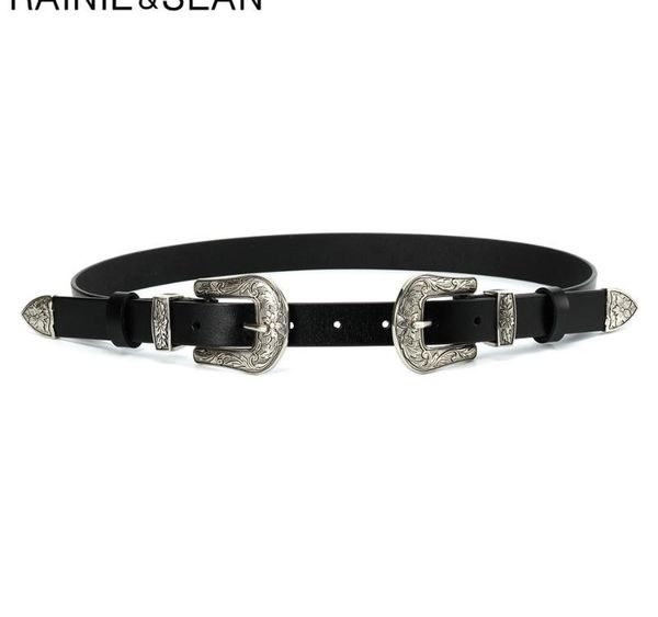 rainie sean double buckle belt women genuine leather pin belt vintage carved buckle high fashion designer cowhide04, Black;brown
rainie sean double buckle belt women genuine leather pin belt vintage carved buckle high fashion designer cowhide04, Black;brown