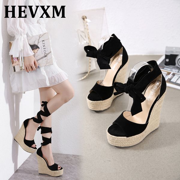 35~43 women wedge sandals female platform bohemia high heel sandals fashion ankle strap open toe ladies shoes zapatos de mujer, Black
35~43 women wedge sandals female platform bohemia high heel sandals fashion ankle strap open toe ladies shoes zapatos de mujer, Black