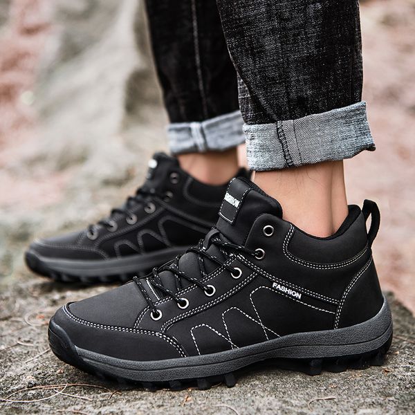 vodka outdoor hiking working shoes men leather big size 48 hard-wearing comfortable sport men sneakers zapatillas de deporte, Black
vodka outdoor hiking working shoes men leather big size 48 hard-wearing comfortable sport men sneakers zapatillas de deporte, Black