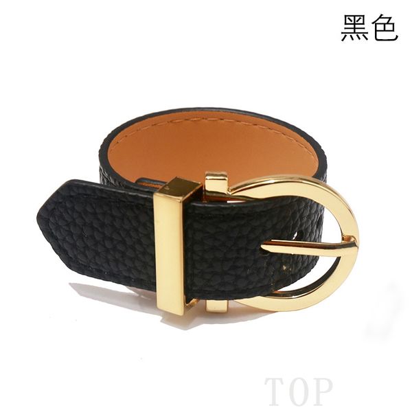 european and american punk accessories bracelet 2020 popular jewelry luxury belt buckle widened stainless steel pu bracelet, Black
european and american punk accessories bracelet 2020 popular jewelry luxury belt buckle widened stainless steel pu bracelet, Black