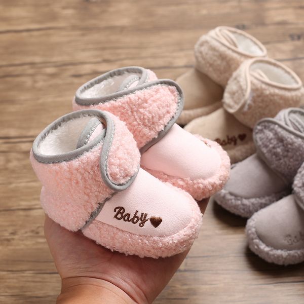 baby winter warm first walkers cotton baby shoes cute infant boys girls shoes soft sole indoor, Black;grey
baby winter warm first walkers cotton baby shoes cute infant boys girls shoes soft sole indoor, Black;grey
