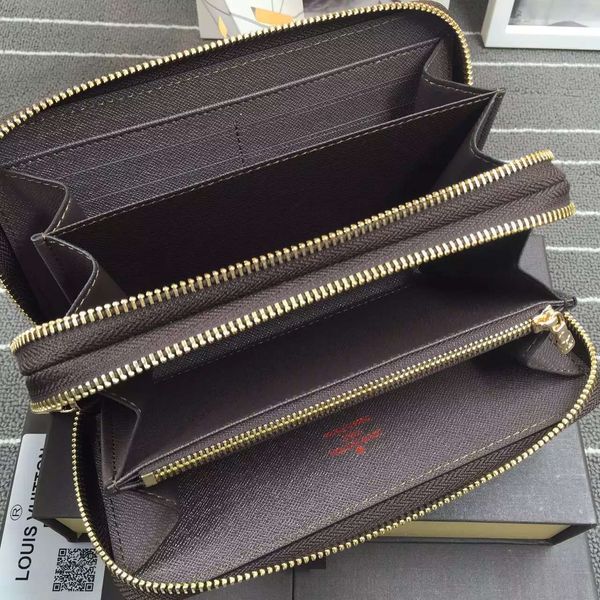 2020 wholesale classic standard business wallet men women long purse good quality money bag double zipper pouch coin pocket note compartment, Red;black
2020 wholesale classic standard business wallet men women long purse good quality money bag double zipper pouch coin pocket note compartment, Red;black