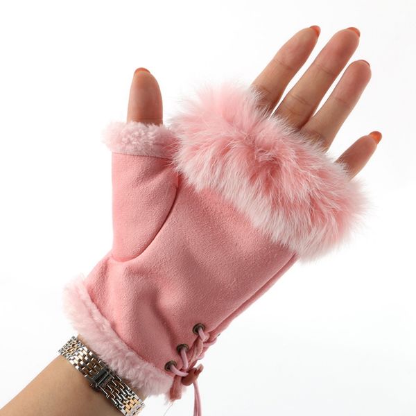 winter gloves women fluffy warm mitten fingerless gloves hand warmer fashion wild solid color, Blue;gray
winter gloves women fluffy warm mitten fingerless gloves hand warmer fashion wild solid color, Blue;gray