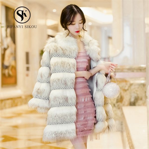 winter women faux fur coat fashion warm fluffy faux fur jacket womens loose casual hairy fourrure femme outerwear female, Black
winter women faux fur coat fashion warm fluffy faux fur jacket womens loose casual hairy fourrure femme outerwear female, Black