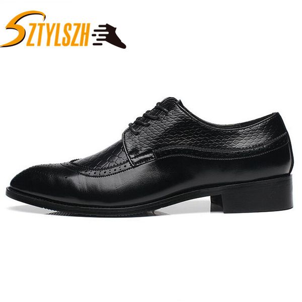 office classic luxury fashion men's classic business dress brogue shoes for wedding party retro leather black round toe oxfords
office classic luxury fashion men's classic business dress brogue shoes for wedding party retro leather black round toe oxfords