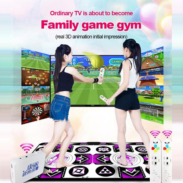 english menu dance pads mats for tv pc computer flash light guide double dance mat wireless controll games yoga mats fitness #f
english menu dance pads mats for tv pc computer flash light guide double dance mat wireless controll games yoga mats fitness #f