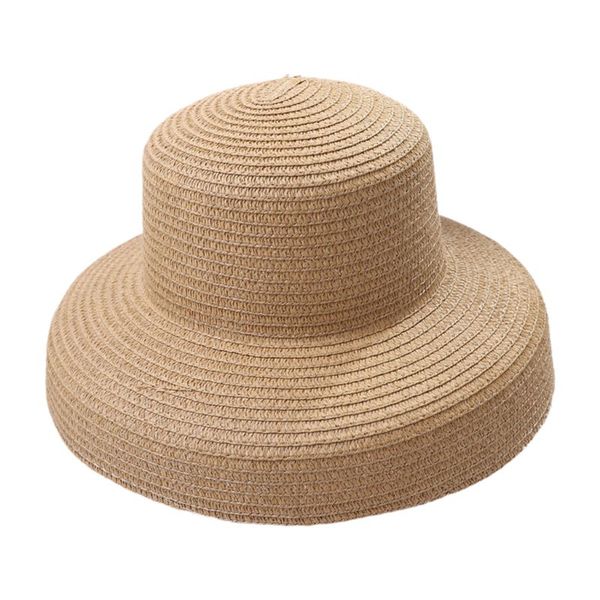 womens vintage hepburn straw sun hat bell shaped wide brim vacation beach cap, Blue;gray
womens vintage hepburn straw sun hat bell shaped wide brim vacation beach cap, Blue;gray