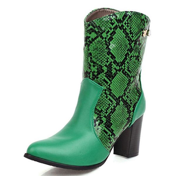 2020 luxury women high heels mid calf boots western cowboy boots designer cowgirl snakeskin shoes botas mujer, Black
2020 luxury women high heels mid calf boots western cowboy boots designer cowgirl snakeskin shoes botas mujer, Black