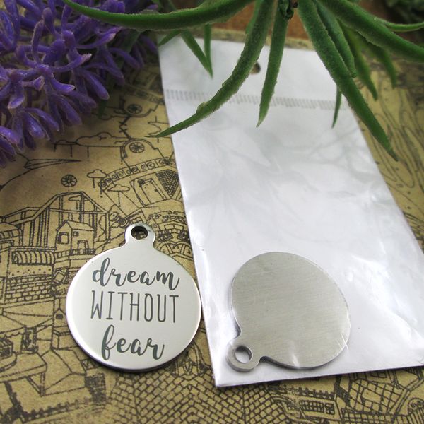 40pcs--"dream without fear"stainless steel charms more style for choosing diy charms pendants for necklace, Bronze;silver
40pcs--"dream without fear"stainless steel charms more style for choosing diy charms pendants for necklace, Bronze;silver