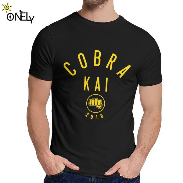 stylish cobra kai 2019 design homme tee shirt man slim great t shirt s-6xl
