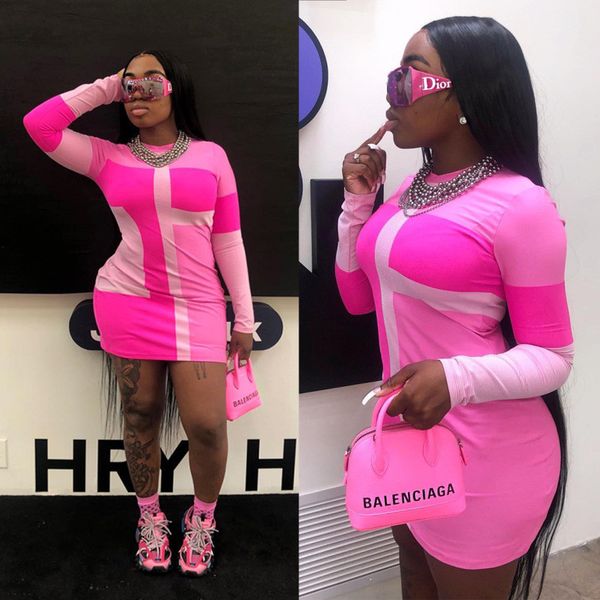 dropshipping autumn designer ladies mini dress contrast color crew neck long sleeve tshirt dress casual female clothing, Black;gray
dropshipping autumn designer ladies mini dress contrast color crew neck long sleeve tshirt dress casual female clothing, Black;gray