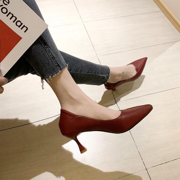 female thin heels women brand women pointed toe pumps office work shoes solid color autumn elegant high heel shoes 2020, Black
female thin heels women brand women pointed toe pumps office work shoes solid color autumn elegant high heel shoes 2020, Black