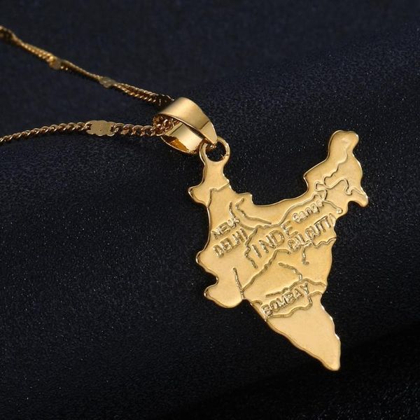 gold color republic of india map pendant necklace fashion india map chain jewelry, Silver
gold color republic of india map pendant necklace fashion india map chain jewelry, Silver