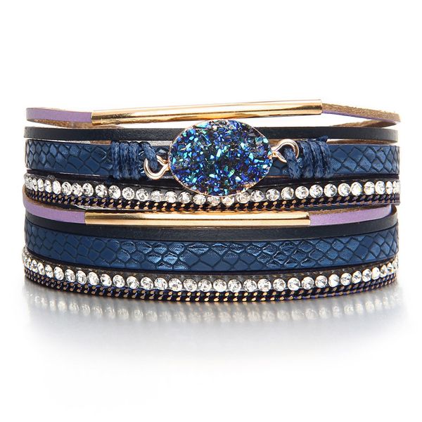 vintage leather bracelets matte stone multi strands wrap bracelets woven multilayer boho bracelet handmade jewelry dropship, Golden;silver
vintage leather bracelets matte stone multi strands wrap bracelets woven multilayer boho bracelet handmade jewelry dropship, Golden;silver