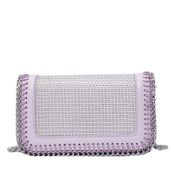 new bag female fashion bright diamond woven female bag chain shoulder messenger
new bag female fashion bright diamond woven female bag chain shoulder messenger