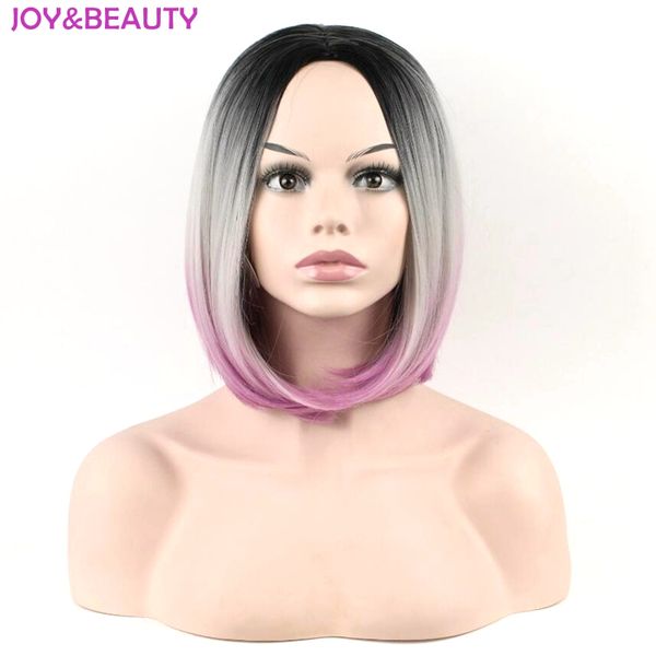 synthetic wigs joy&beauty hair short straight wig high temperature fiber women black ombre gray/purple long 12inch
synthetic wigs joy&beauty hair short straight wig high temperature fiber women black ombre gray/purple long 12inch