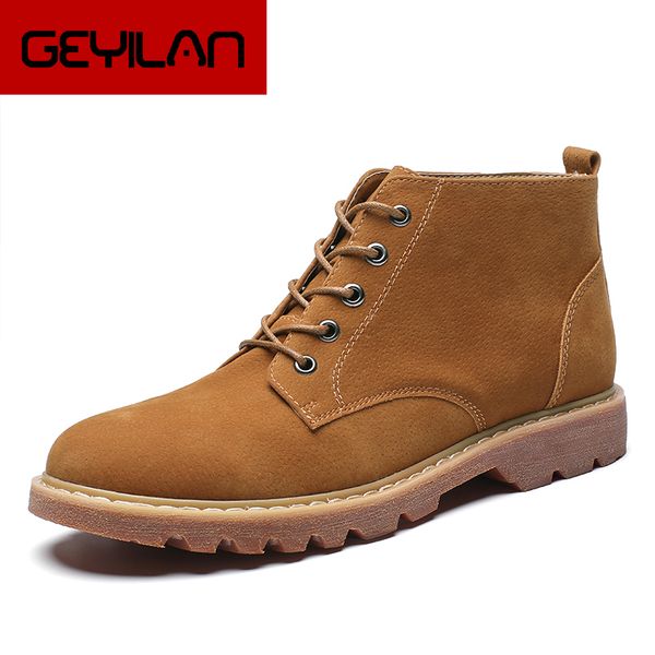men boot shoes 2020 new design rubber sole non-slip fashion suede ankle boots high-sneakers men leather booties, Black
men boot shoes 2020 new design rubber sole non-slip fashion suede ankle boots high-sneakers men leather booties, Black