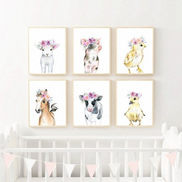 farm animal art canvas painting girl nursery wall decor baby floral farm animals posters and prints wall pictures decoration ml9t#
farm animal art canvas painting girl nursery wall decor baby floral farm animals posters and prints wall pictures decoration ml9t#