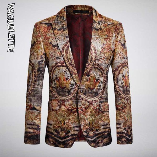 vaguelette luxury tiger pattern printed blazers slim fit wedding stage club wear for singers blazer animal print jacket coat, White;black
vaguelette luxury tiger pattern printed blazers slim fit wedding stage club wear for singers blazer animal print jacket coat, White;black