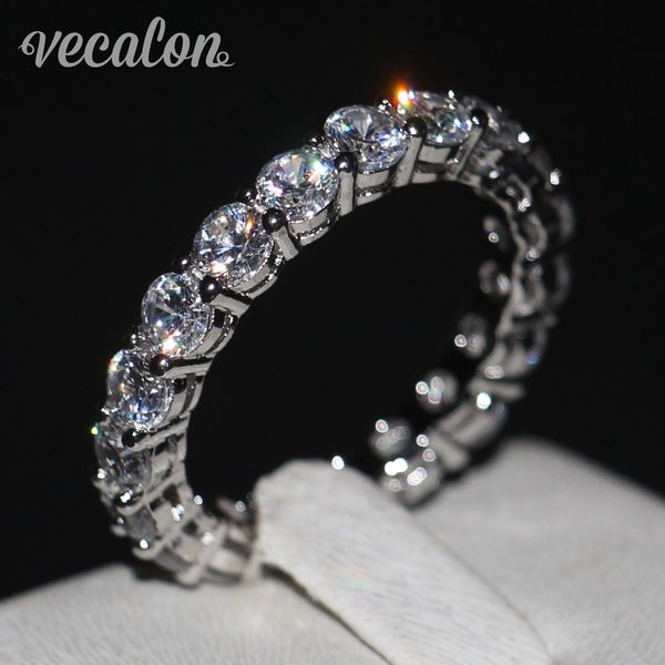 vecalon women band ring round cut 4mm simulated diamond cz 925 sterling silver engagement wedding ring for women fashion jewelry, Slivery;golden
vecalon women band ring round cut 4mm simulated diamond cz 925 sterling silver engagement wedding ring for women fashion jewelry, Slivery;golden