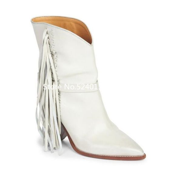 fringe spike heel women mid-calf boots autumn/winter pointed toe slip-on short fashion boots femme, Black
fringe spike heel women mid-calf boots autumn/winter pointed toe slip-on short fashion boots femme, Black
