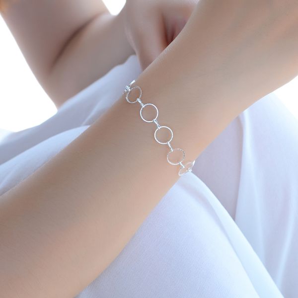 everoyal trendy silver 925 bracelets for women birthday party accessories charm round link anklets silver jewelry girl jewelry, Red;blue
everoyal trendy silver 925 bracelets for women birthday party accessories charm round link anklets silver jewelry girl jewelry, Red;blue
