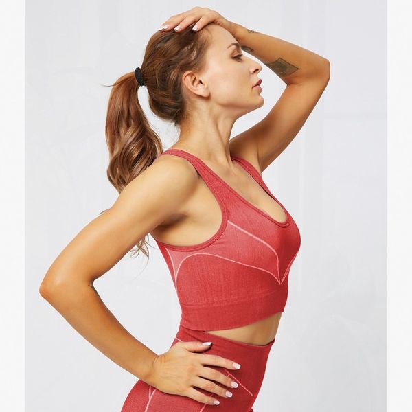 gym clothing women yoga sports shirt seamless padded push up bra fitness colorvalue wear for, White;black
gym clothing women yoga sports shirt seamless padded push up bra fitness colorvalue wear for, White;black