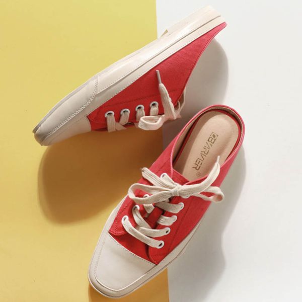 plus size 34-43 mules student lace up canvas shoes women sandals espadrilles flats slides shoes women cover toe slippers 2020, Black
plus size 34-43 mules student lace up canvas shoes women sandals espadrilles flats slides shoes women cover toe slippers 2020, Black