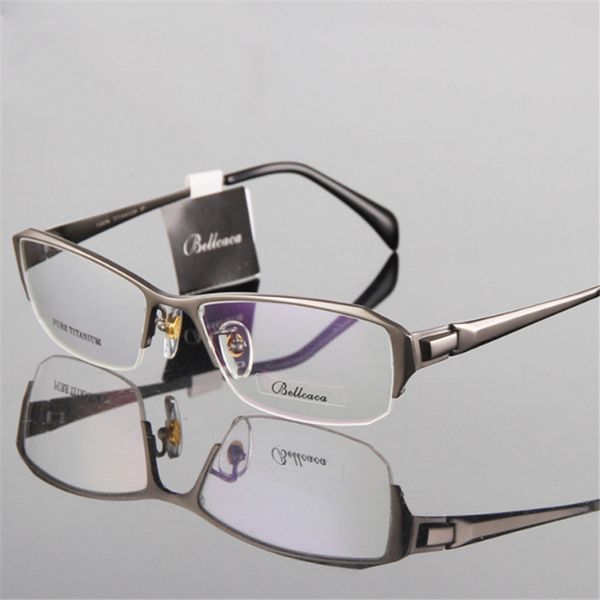 men's titanium glasses half frame spectacle titanium frame optical glasses prescription eyewear frames 167, Black
men's titanium glasses half frame spectacle titanium frame optical glasses prescription eyewear frames 167, Black