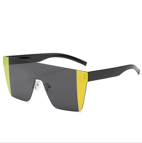 new one-piece sunglasses trend color big frame glasses fashion one-piece sunglasses, White;black
new one-piece sunglasses trend color big frame glasses fashion one-piece sunglasses, White;black