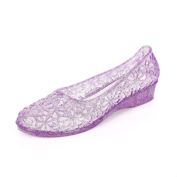 new women's shoes sweet fashion bird's nest hole shoes plastic crystal sandals flat bottom glitter beach sho, Black
new women's shoes sweet fashion bird's nest hole shoes plastic crystal sandals flat bottom glitter beach sho, Black