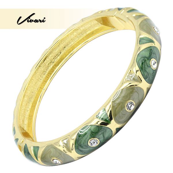 vivari new elegant copper bangle with colorful geometric crystal stone ladies fashion bracelet, Black
vivari new elegant copper bangle with colorful geometric crystal stone ladies fashion bracelet, Black