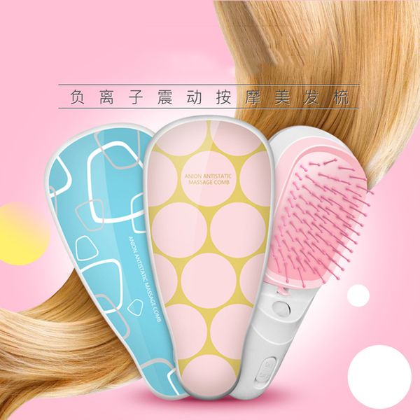 hair brushes negative ion massage comb care vibration usb charging portable straight shun electrostatic, Silver
hair brushes negative ion massage comb care vibration usb charging portable straight shun electrostatic, Silver