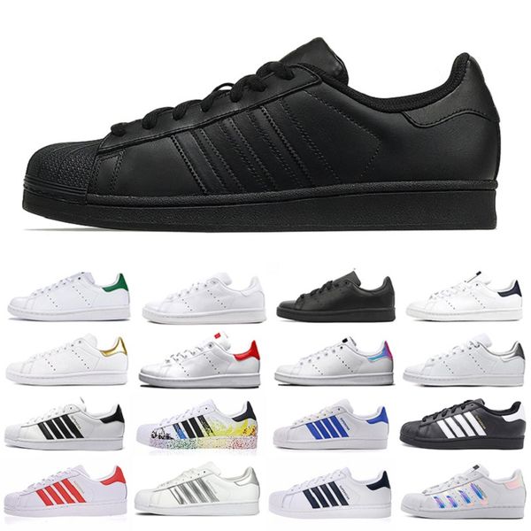 chaussures stan smith superstar mens casual shoes superstars hologram platform leather plate-forme men women trainers sports sneakers, Black
chaussures stan smith superstar mens casual shoes superstars hologram platform leather plate-forme men women trainers sports sneakers, Black