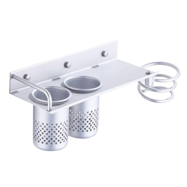 wall mounted cabinet door with toothbrush rack shelf storage hair dryer holder 
wall mounted cabinet door with toothbrush rack shelf storage hair dryer holder