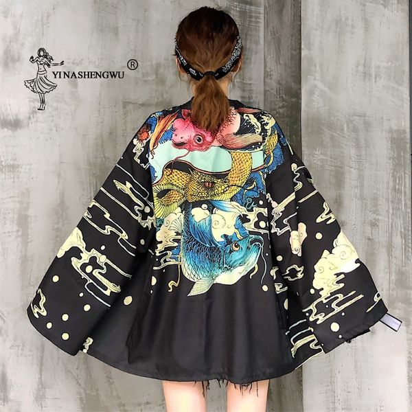ethnic clothing yukata women harajuku cardigan japanese kimono asian clothes carp printed shirt casual kimonos femme kawaii cosplay, Red
ethnic clothing yukata women harajuku cardigan japanese kimono asian clothes carp printed shirt casual kimonos femme kawaii cosplay, Red