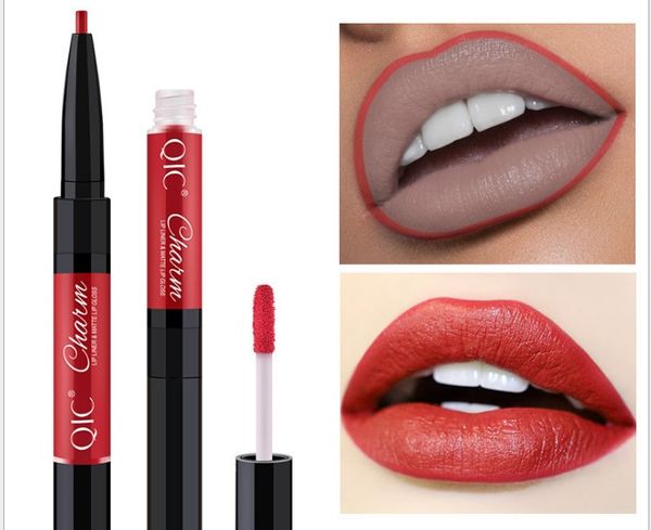 wholesale make-up double-headed lip gloss + lip liner 12-color waterproof non-stick cup matte lip glaze style
wholesale make-up double-headed lip gloss + lip liner 12-color waterproof non-stick cup matte lip glaze style