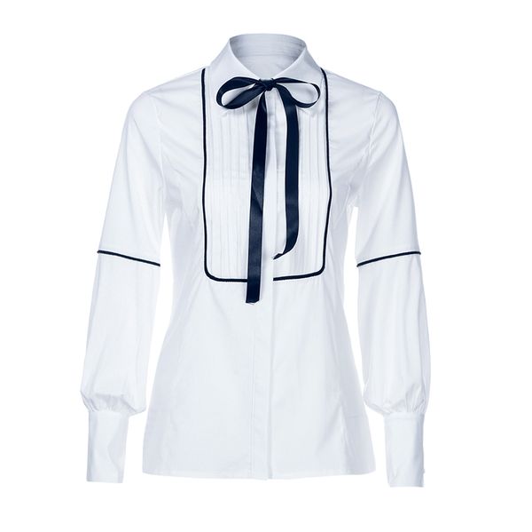 2020 womens and blouses vintage white bow o neck long sleeve shirt fashion office lady clothing camisa feminina new
2020 womens and blouses vintage white bow o neck long sleeve shirt fashion office lady clothing camisa feminina new
