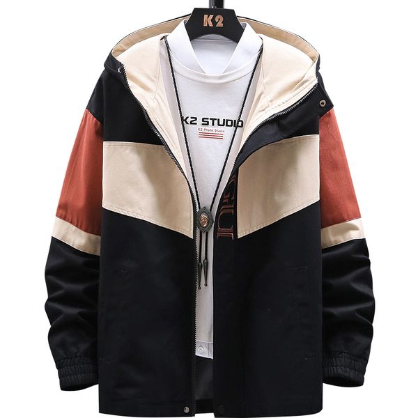 men's jackets men patchwork streetwear bomber 2021 autumn mens korean fashions windbreaker harajuku hip hop coats, Black;brown
men's jackets men patchwork streetwear bomber 2021 autumn mens korean fashions windbreaker harajuku hip hop coats, Black;brown