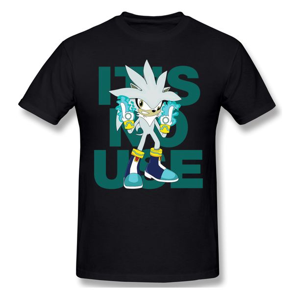 2020 new arrival it's no use ofertas t-shirt 100% cotton sonic the hedgehog crewneck tshirt round collar